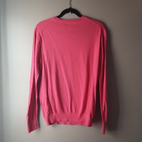 Uniqlo Women's Pink Cotton Cashmere Sweater, Size L - Picture 6 of 12